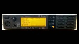 Roland Sound Canvas SC-88 / SC-88VL - demo 7 (Y4001_07) 100% DIGITAL