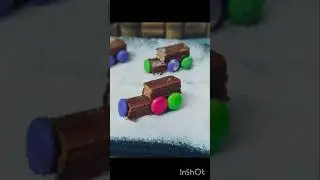 Mini Chocolate Cars For Kids 🚗 😄 #chocolate #chocolatecars #kids #lunchboxideas #trending #shorts