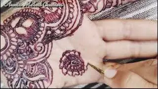 Stylish Front Mehndi design For Eid || Front Henna Cones ||
