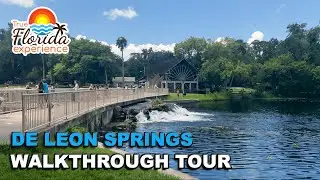 [4K] De Leon Springs in Florida - Walkthrough Tour