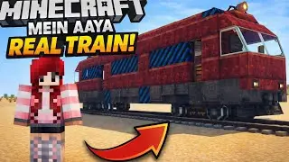 Я создал поезд в режиме создания персонажа в Minecraft #minecraft