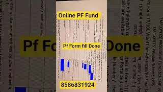 Am PF form full and final fill done