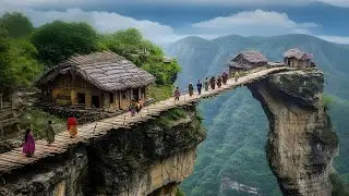 World&rsquo;s Most Dangerous Village Roads | Where One Step Can Mean Death