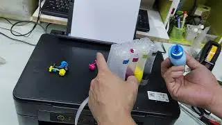 改裝機種：EPSON XP-2200 | 免晶片刷機 | 改裝連續供墨系統 | 極光顏料墨水(防水) 改裝日期：2024年9月30日 20240930 191845