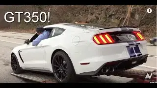 Ford Mustang GT350 Delivery - Start Up and Exhaust Sound - Interior look