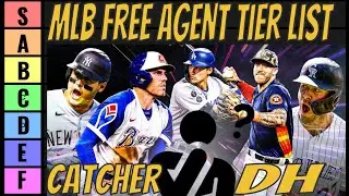 MLB 2022 Free Agent Tier List - CATCHERS & DESIGNATED HITTERS
