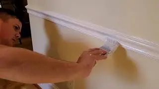 como pintar moldura(trim) how paint trim f&aacute;cil y r&aacute;pido para principiantes