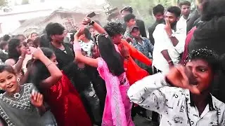 Village Barati dance 😎 #dance #wedding #bhojpuri #shaadi #dj #viral 