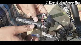 electrical cycle throtal function repair and its work ll Geekey electrical cycle conversion kit.