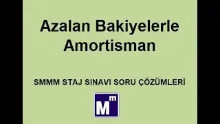 Azalan Bakiyeler Y&ouml;ntemiyle Amortisman Nasıl Hesaplanır?