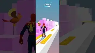 SPIDERMAN SKATER STACKER GAMEPLAY WALKTHROUGH | ANDROID,iOS MOBILE | SUPER HERO | #SHORTS  #GAMES