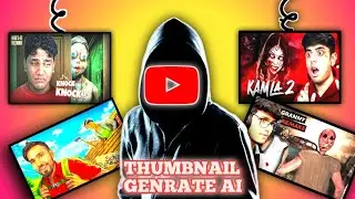 How to create ai thumbnail generator |  big youtuber jese thumbnail kese banai 2026