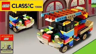 LEGO 10696 Fire Truck MOC 🚒 How to Build Lego Classic. Fire Department Truck 💰💲 Save Money & Space.