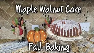 Amazing Fall Dessert: Maple Walnut Cake (just for the maple lovers like me)!