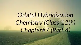Orbital Hybridization || Chapter no.7 || Class 12th Chemistry