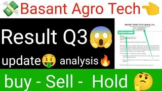 Basant Agro Tech stock latest news Result Q3 update 2024 update today Basant Agro Tech share latest