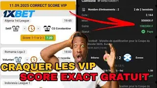 FAILLE: Comment Craquer les Apps VIP et Avoir Gratuitement les Scores Exact  #faille1xbet #astuce