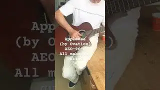 Ovation Applause AEO96-M Orchestra #guitar #guitarsound #guitartest #ovationguitars #acousticguitar