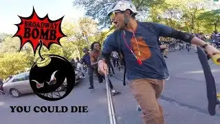 Most Dangerous Skate Race!! Broadway Bomb 2017
