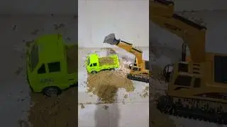 Excavator RC Loading Truck #shorts