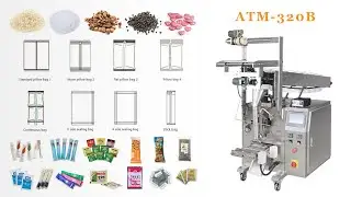 #Autompack ATM 320B  automatic Metal Parts Counting Bagging Machine With Vibrating Feeder