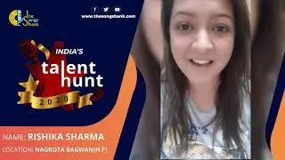 Rishika Sharma | Nagrota Bagwan  (H.P.) |  Singing Talent Hunt 2020 | Participant The Songs Bank