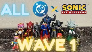 ВСЕ ФИГУРКИ ИЗ КРОССОВЕРА SONIC x DC, ВОЛНА 1