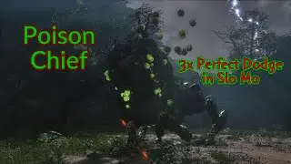 3x Perfect Dodge in Slo Mo - Poison Chief Boss (Black Myth Wukong gameplay)