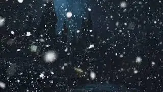 rozen Northern Night ❄️ Cold Wind & Snowfall ASMR for Deep Sleep and Tranquility