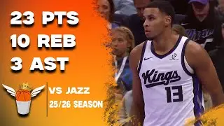 Keegan Murray 23 Points vs Jazz Full Highlights! (11/28/2025)