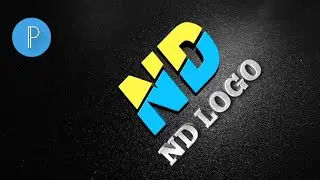 N D professional logo design🔥|  Pixellab Logo Design Tutorial😎(Easy)👍
