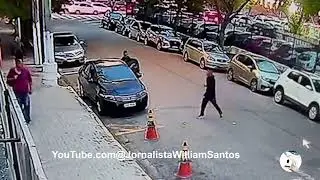 Roubo de Celular no Trânsito - Esta Reportagem Flagrou a Movimentação de Criminosos no Tatuapé - SP