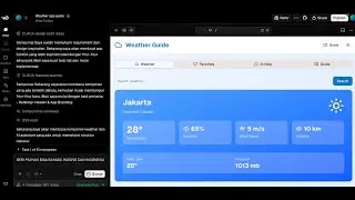 DAY 1 JADI YOUTUBER TECH - BUILD WEATHER APP WITH AI