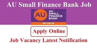 AU Bank vacancy 2022