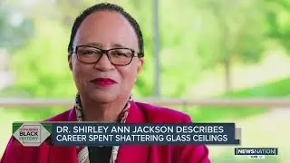 Dr. Shirley Ann Jackson describes career spent shattering glass ceilings