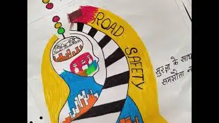 Road Safety Drawing Competition #roadsafety #drawingcompetition 