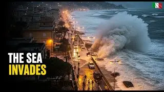 Italy Underwater: 9-Meter Waves Flood Coastal Cities in Sicily