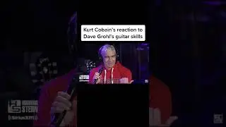 Kurt Cobain's Reaction to Dave Grohl's Guitar Skills #shorts