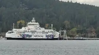 Travelling Through Active Pass BC