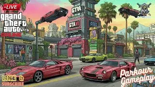 🎢 IMPOSSIBLE MEGA RAMP STUNT RACE in GTA Online Parkour Gameplay