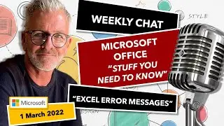 Weekly Chat : 1 Mar 2022 Lambda and Excel Error Messages