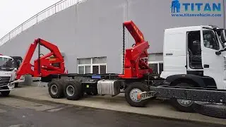What is a side loader truck? 20ft sidelifter 37/45 tons container self loading truck trailer