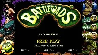 Battletoads Arcade Playthrough. Gameplay guide. No commentary