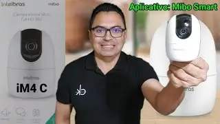 Câmera wi-fi iM4 C da intelbras aprenda a configurar aplicativo: Mibo Smart