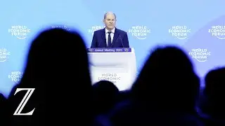 Olaf Scholz spricht auf dem Weltwirtschaftsforum in Davos