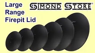 Fire Pit Cover Round, Snuffer Lid Ring Finish 38&rdquo; inch Diameter, Drop-in Burner Fire Pit Pan
