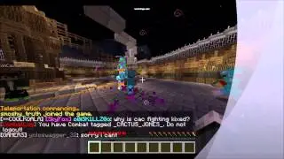 Sylar818 hacking on Foxcraft ( Factions ) he use killaura/forcefield