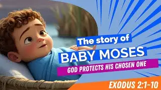 The Story of Baby Moses| God protects his chosen one | Animated Bible Story for Kids