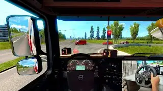Euro Truck Simulator 2 2021 - 22T Large TubeTransporting - logitech g293 Gameplay RTX 3050Ti