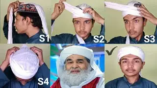 How To Tie Maulana Ilyas Qadri Amama | Imama Sharif Bandhne Ka Tarika | Nisar Saiyad